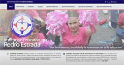 Desktop Screenshot of iepedroestrada.net
